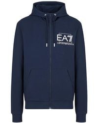 EA7 - Logo And Hat Casual Jacket - Lyst
