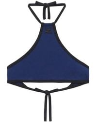 Courreges - Halterneck Crop Top - Lyst