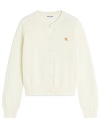 Maison Kitsuné - Maison Kitsuné Baby Fox Regular Cardigan - Lyst