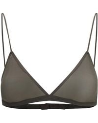 Calvin Klein - Ruby Sheer Triangle Bra - Lyst