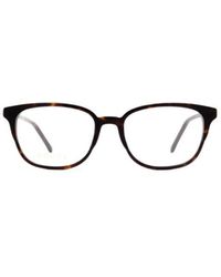 Gucci - Eyewear Rectangular Frame Glasses - Lyst