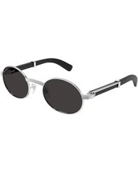 Cartier - Giverny Oval Frame Sunglasses - Lyst