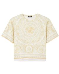 Versace - Medusa-Printed Crewneck T-Shirt - Lyst