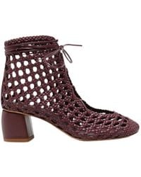 forte_forte - Round-Toe Ankle Boots - Lyst