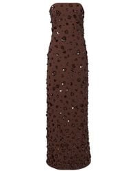 Jonathan Simkhai - Serafina Embellished Bustier Gown - Lyst