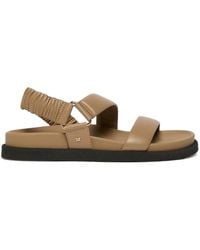 Max Mara - Round-Toe Flat Sandals - Lyst