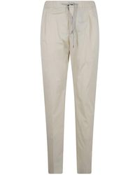 PT01 - Soft Popeline Regular Trousers - Lyst