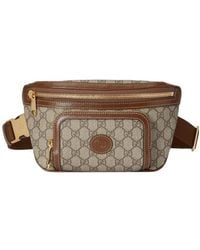 Gucci - Interlocking G Logo Monogram Belt Bag - Lyst