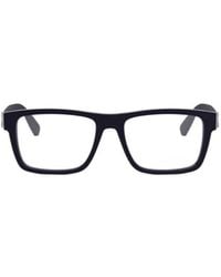 BVLGARI - Bulgari Rectangular Frame Glasses - Lyst