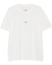 MM6 by Maison Margiela - Logo-Pach Jersey T-Shirt - Lyst