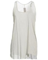 Rick Owens - Round Neck Sleeveless Tank Top - Lyst