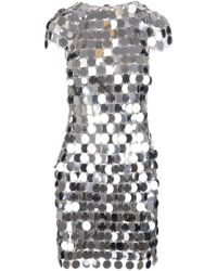 Rabanne - Rabanne Disc Mini Dress - Lyst