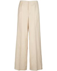 forte_forte - Elastic Waist Casual Pants - Lyst