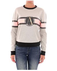 Emporio Armani - Round-Necked Logo Sweater - Lyst