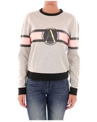 Emporio Armani - Round-Necked Logo Sweater - Lyst