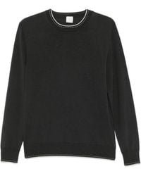Eleventy - Contrast-Trim Wool Sweater - Lyst