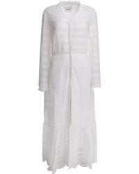 Isabel Marant - Isabel Marant Étoile Daniva Long Sleeved V-Neck Dress - Lyst