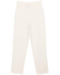 Emporio Armani - High Waist Straight Leg Pants - Lyst