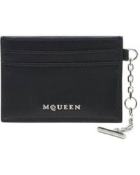 McQueen - Sling Logo Plaque Card Holder - Lyst