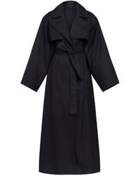 Alaïa - Alaïa Belted Trench Coat - Lyst