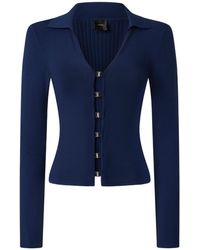 Pinko - Spread-Collar Cardigan - Lyst