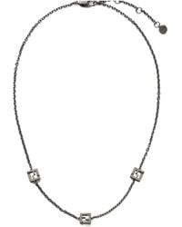 Fendi - Ff Cube Necklace - Lyst
