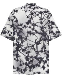 Dries Van Noten - Floral Printed Short-Sleeved Shirt - Lyst