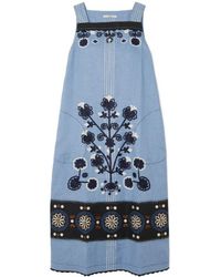 Vita Kin - Ulya Embroidered Linen Midi Dress - Lyst