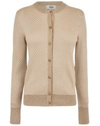 Fendi - Round-Neck Long-Sleeve Knitted Sweater - Lyst