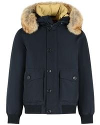 Woolrich - Polar Hooded Bomber Jacket - Lyst