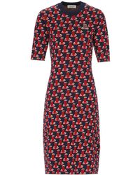 Lanvin - Knitted Long Dress - Lyst