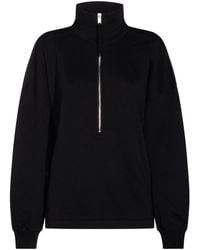 Thom Krom - Half Zip High Neck Sweater - Lyst
