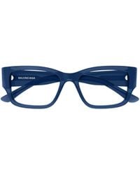 Balenciaga - Eyewear Rectangle Frame Glasses - Lyst