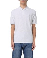 Brunello Cucinelli - Embroidered Polo Shirt - Lyst