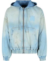 Amiri - Logo Patch Zip-Up Jacket - Lyst