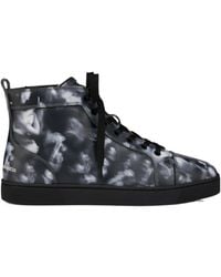 Christian Louboutin - Louis Canopy Graphic-Print Sneakers - Lyst