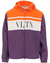 Valentino - Lightweight Logo-Print Jacket - Lyst