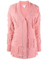 Bottega Veneta - V-Neck Knit Cardigan - Lyst