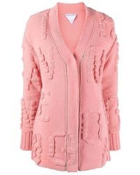 Bottega Veneta - V-Neck Knit Cardigan - Lyst