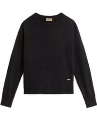 Woolrich - Long Sleeved Crewneck Jumper - Lyst