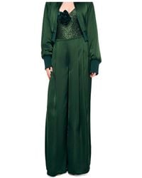 Norma Kamali - High-Waist Wide-Leg Pants - Lyst