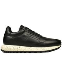 Emporio Armani - Leather Sneakers - Lyst