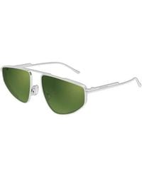 Bottega Veneta - Eyewear Classic Aviator Sunglasses - Lyst