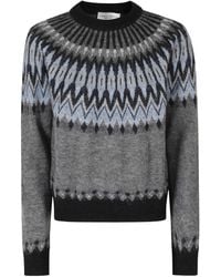 Roberto Collina - Jacquard Pattern Sweater - Lyst
