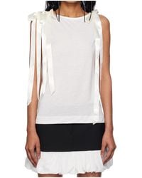 Simone Rocha - Bow Ribbon Tail Vest - Lyst