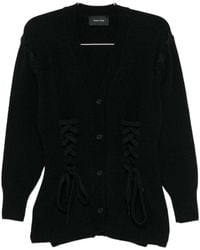 Simone Rocha - Lace-Up Cardigan - Lyst