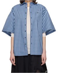 Vetements - Plaid Short-Sleeved Shirt - Lyst
