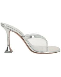 AMINA MUADDI - Square-Toe High-Heeled Sandals - Lyst