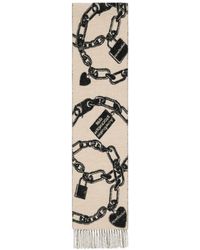 Acne Studios - Chain Logo Scarf - Lyst