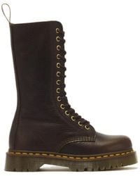 Dr. Martens - 14 Eye Ambassador Leather Lace Up Boots - Lyst